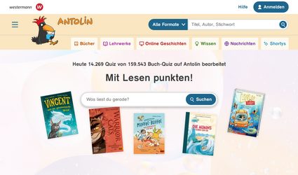 Antolin — Leseförderung mit Quiz zu Büchern