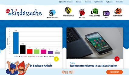 Kindersache — Kinderseite des Deutschen Kinderhilfswerks