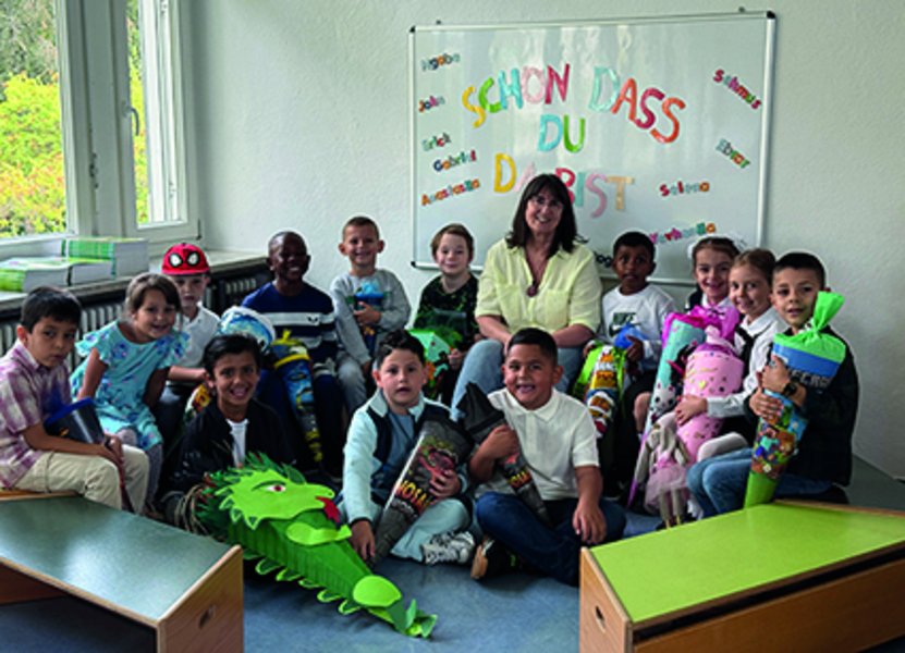 Juniorklasse mit Lehrerin